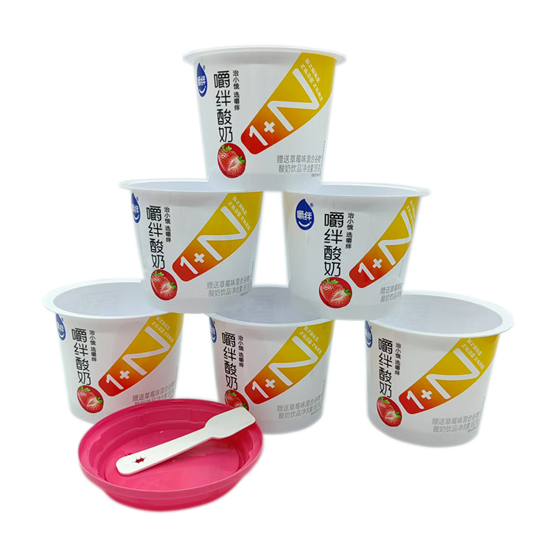 PP műanyag joghurt tál